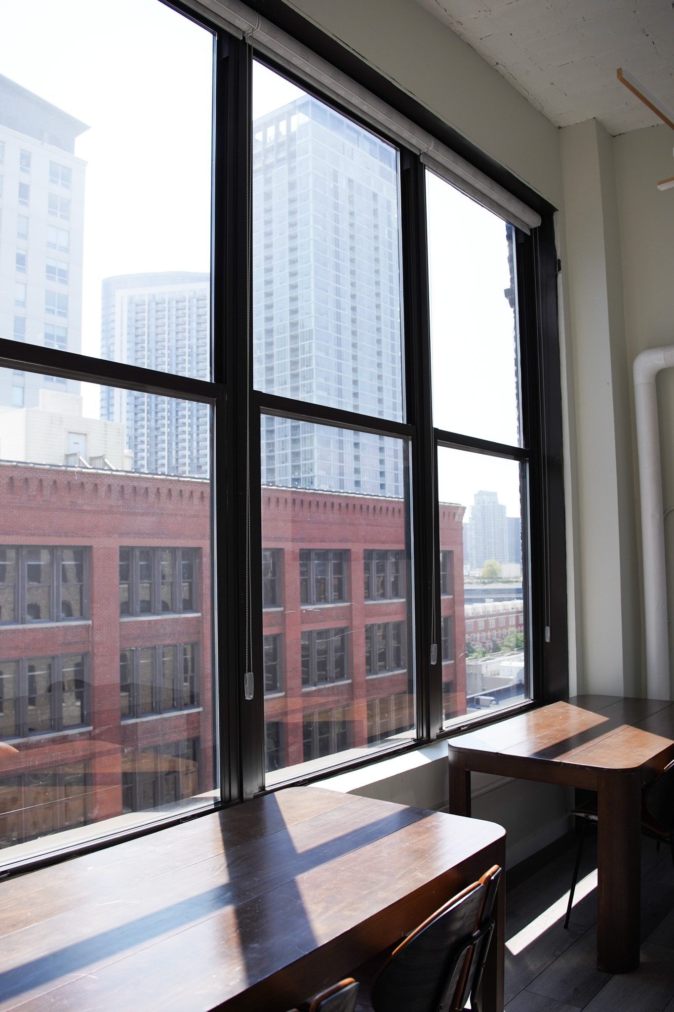 River North views from the space windows at 320 W. Ohio St