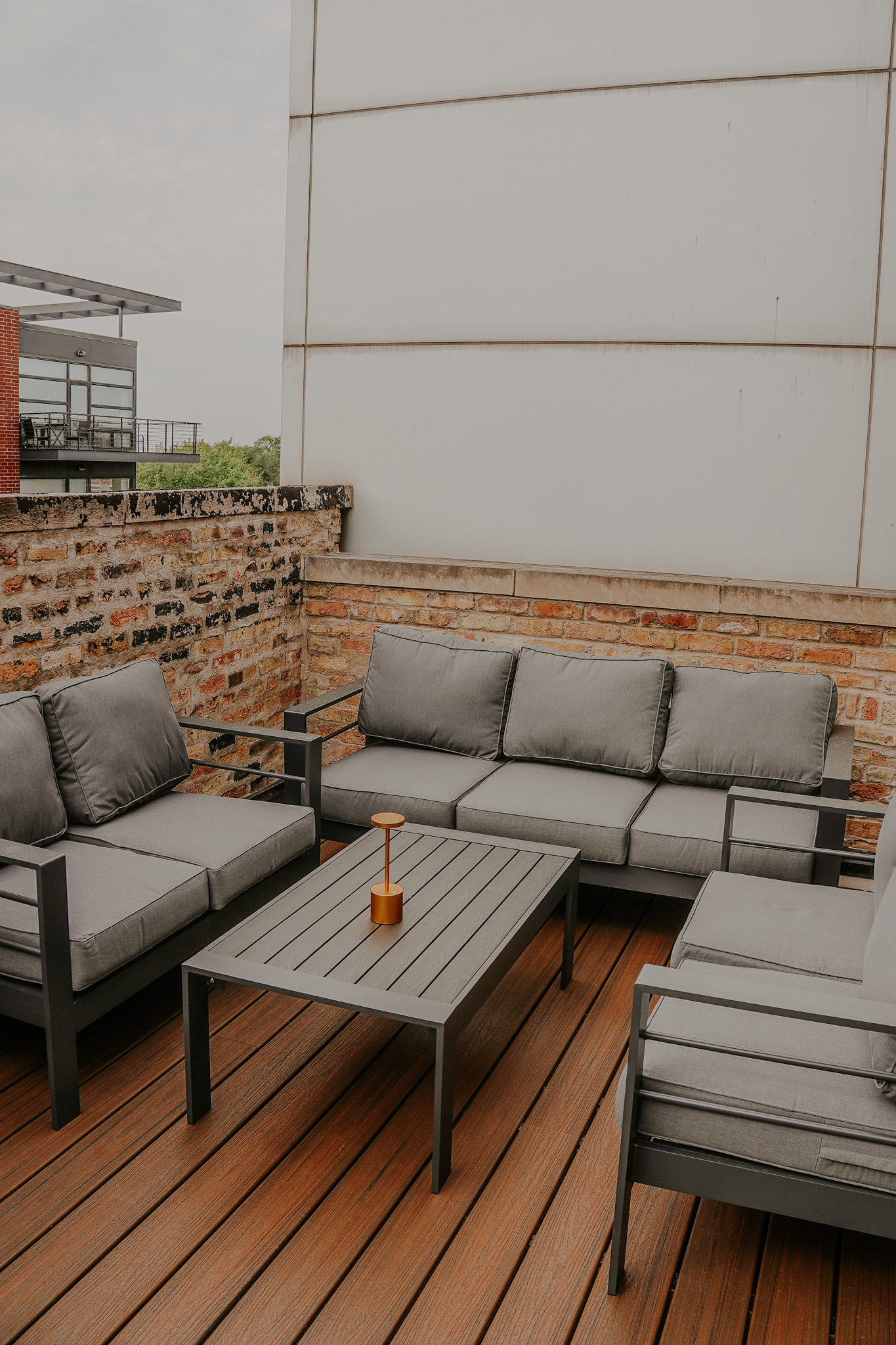 The rooftop lounge at the Wicker Park clubhouse in Chicago